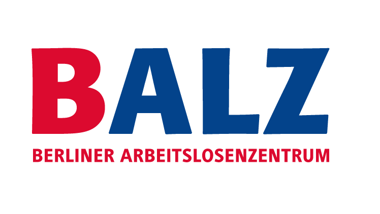 Teillogo in Rot und Blau.